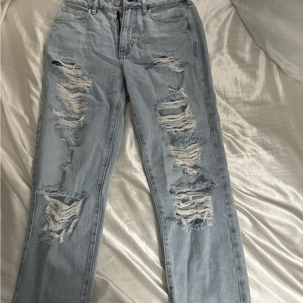 Pacsun Distressed Light Blue Women's Jeans